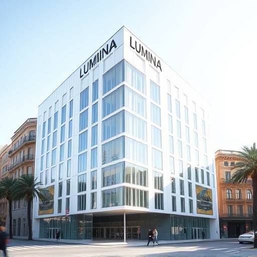 Imagen de las nuevas y modernas instalaciones de Lumina Films en el distrito de Poblenou.